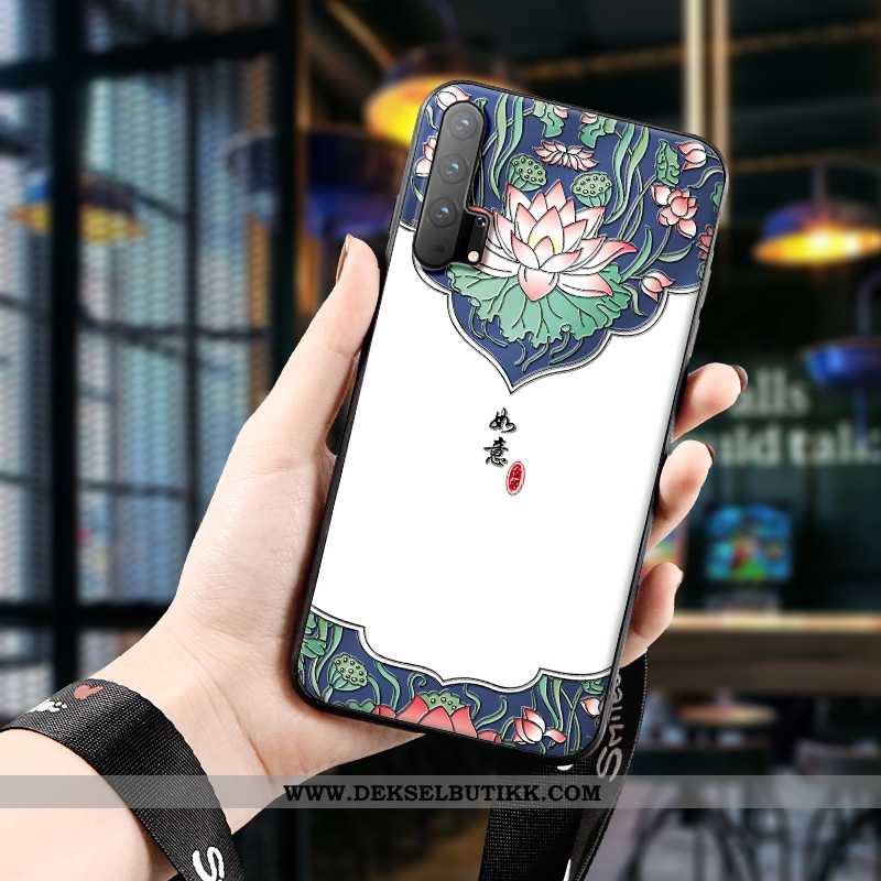 Deksel Honor 20 Pro Relieff Trend Mobiltelefon Etui Hvitt, Honor 20 Pro Vintage Kjøpe