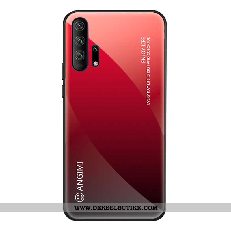 Deksel Honor 20 Pro Silikon Monokrom Trend Av Personlighet Rosa, Etui Honor 20 Pro Beskyttelse Billi