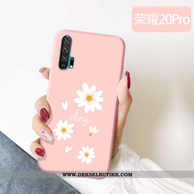 Deksel Honor 20 Pro Vakker Lovers Anti-fall Tusenfryd Rosa, Etui Honor 20 Pro Trend Rabatt