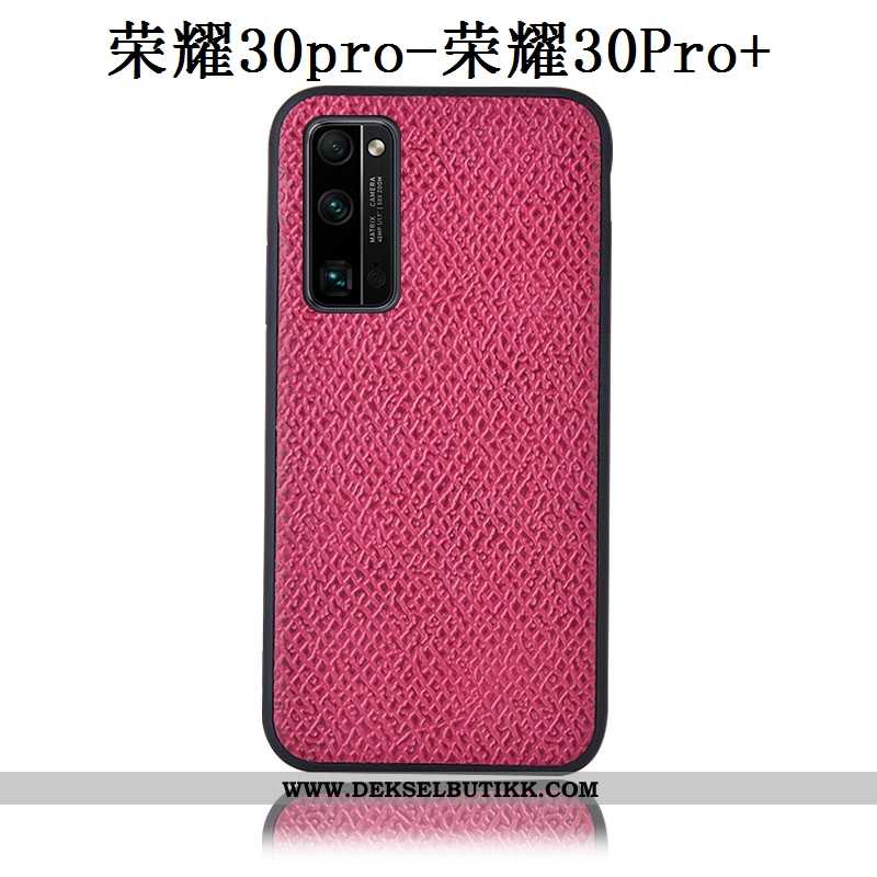 Deksel Honor 30 Pro Beskyttelse Mesh Mønster Rød Rosa, Etui Honor 30 Pro Skinndeksel Butikk