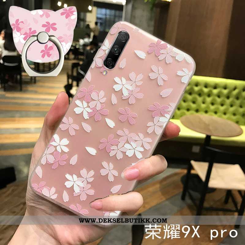 Deksel Honor 9x Pro Gjennomsiktig Tynne Ultra Etui Rosa, Honor 9x Pro Nubuck Tilbud