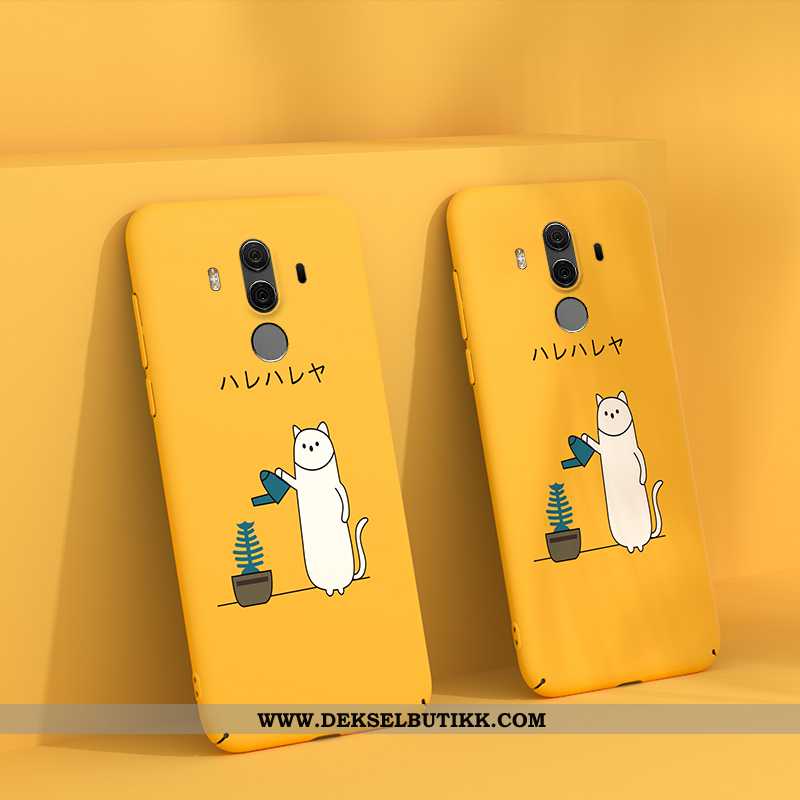 Deksel Huawei Mate 10 Pro Cartoon Alt Inkludert Beskyttelse Gul, Etui Huawei Mate 10 Pro Trend På Ne