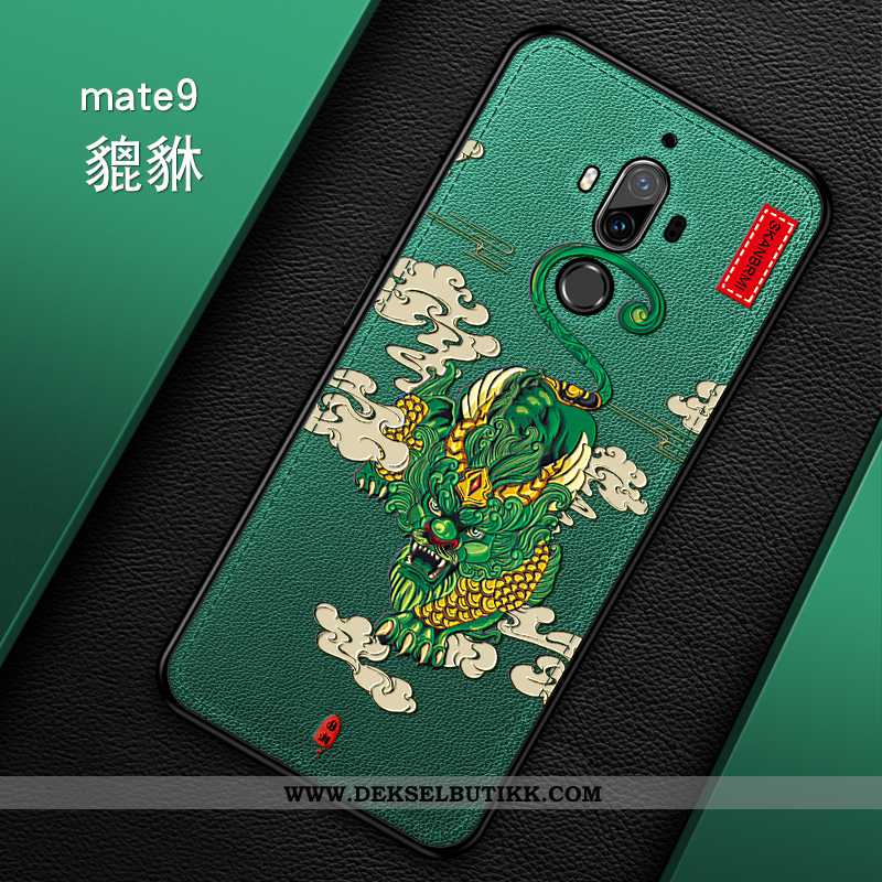 Deksel Huawei Mate 10 Pro Kreativ Hard Mote Silikon Grønn, Etui Huawei Mate 10 Pro Relieff Tilbud