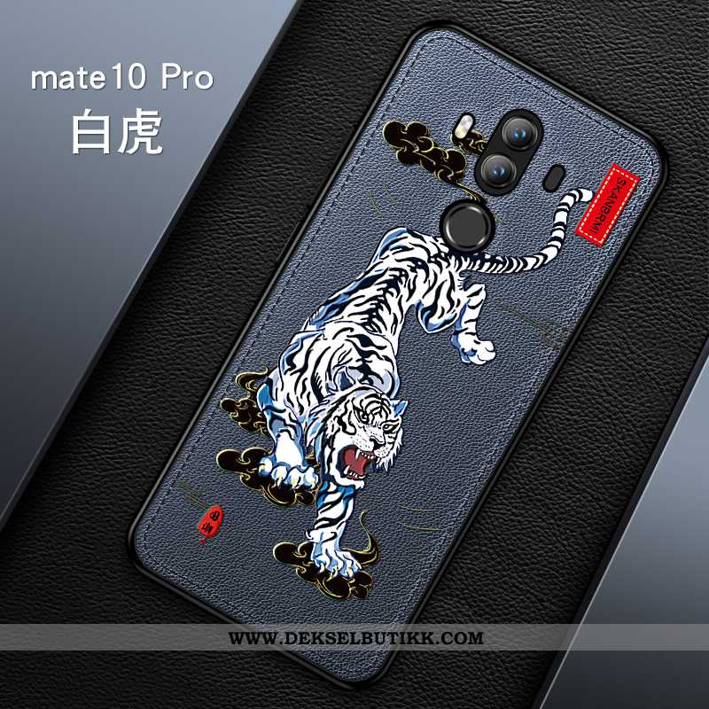 Deksel Huawei Mate 10 Pro Kreativ Hard Mote Silikon Grønn, Etui Huawei Mate 10 Pro Relieff Tilbud