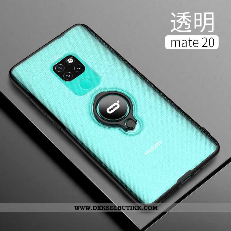 Deksel Huawei Mate 20 Gjennomsiktig Anti-fall Magnetisk Trend Svart, Etui Huawei Mate 20 Nubuck Salg