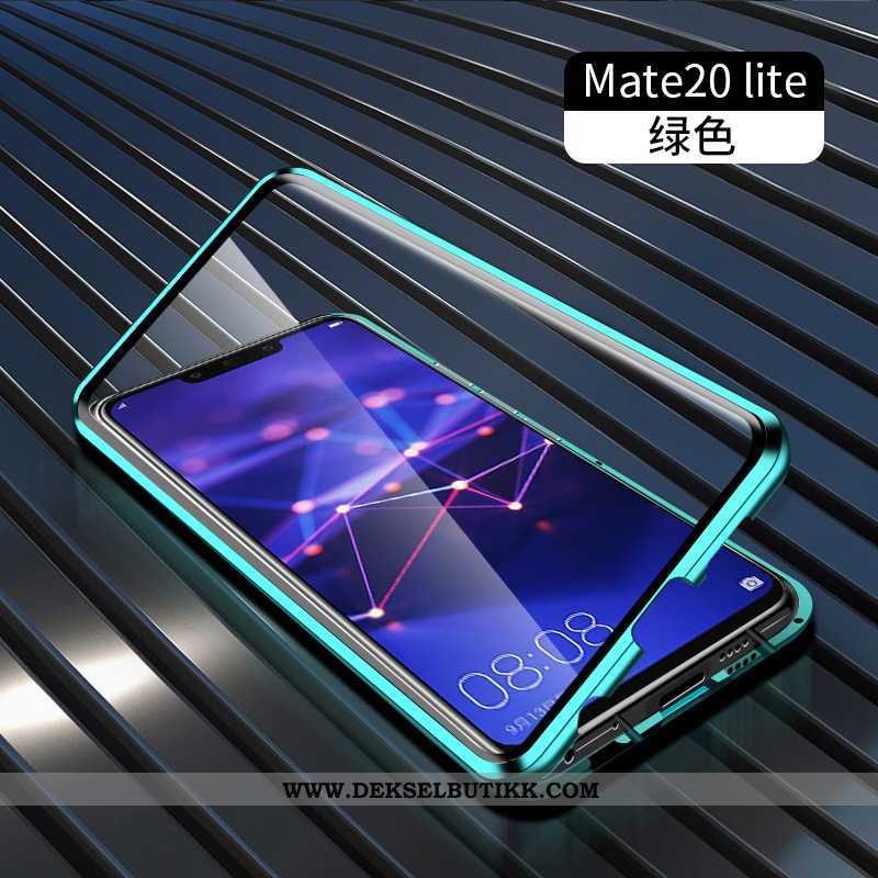 Deksel Huawei Mate 20 Lite Trend Alt Inkludert Ungdom Glass Grønn, Etui Huawei Mate 20 Lite Metall T