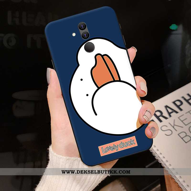 Deksel Huawei Mate 20 Lite Trend Cartoon Nubuck Ungdom Rosa, Etui Huawei Mate 20 Lite Silikon På Net