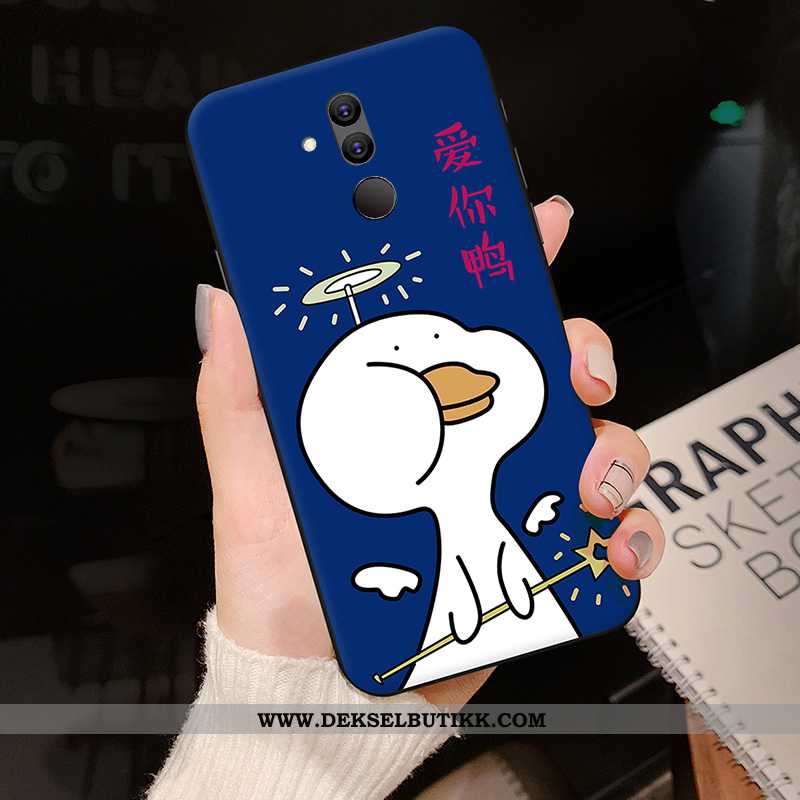 Deksel Huawei Mate 20 Lite Trend Cartoon Nubuck Ungdom Rosa, Etui Huawei Mate 20 Lite Silikon På Net