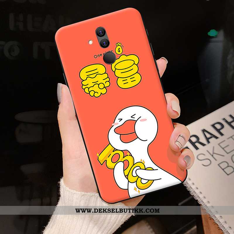 Deksel Huawei Mate 20 Lite Trend Cartoon Nubuck Ungdom Rosa, Etui Huawei Mate 20 Lite Silikon På Net