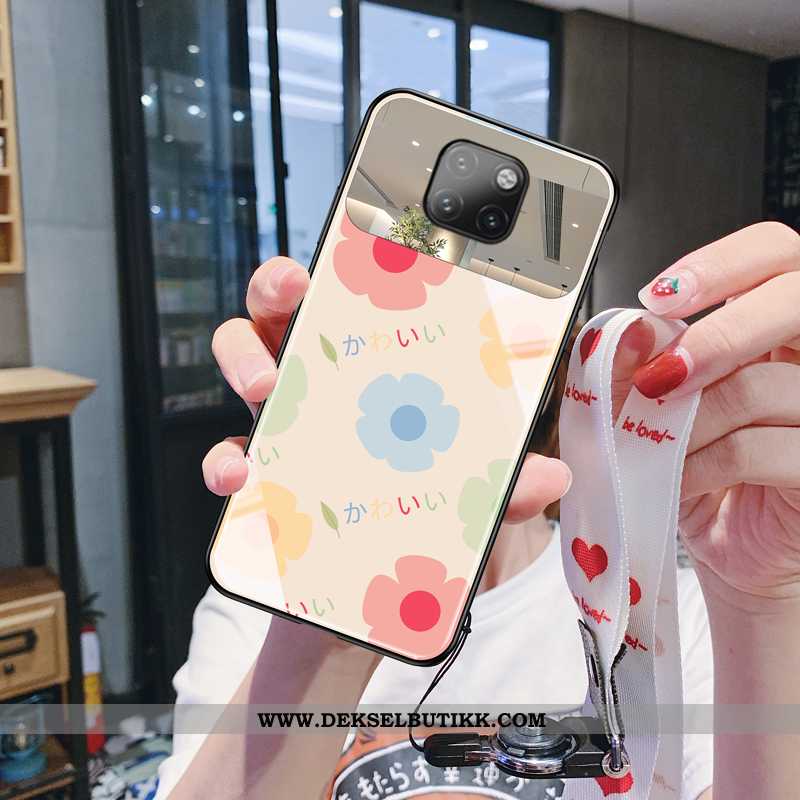 Deksel Huawei Mate 20 Pro Av Personlighet Hengende Ornamenter Mote Beskyttelse Rosa, Etui Huawei Mat