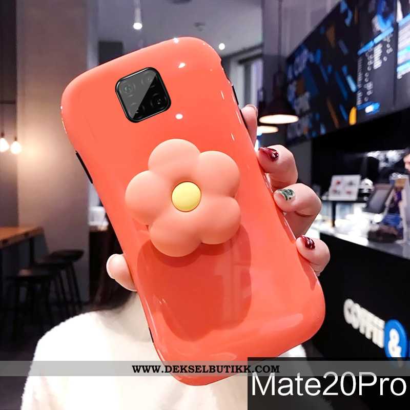 Deksel Huawei Mate 20 Pro Kreativ Liten Støtte Silikon Grønn, Etui Huawei Mate 20 Pro Trend Billige