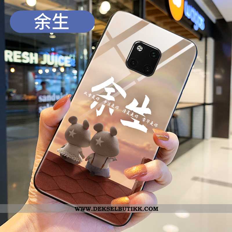 Deksel Huawei Mate 20 Pro Skjermbeskytter Rat Anti-fall Cartoon Svart, Etui Huawei Mate 20 Pro Silik