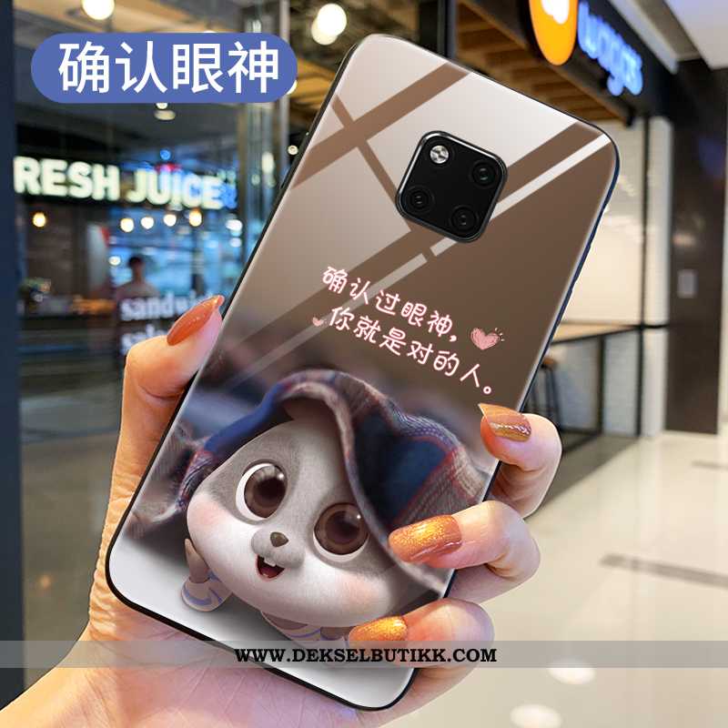 Deksel Huawei Mate 20 Pro Skjermbeskytter Rat Anti-fall Cartoon Svart, Etui Huawei Mate 20 Pro Silik