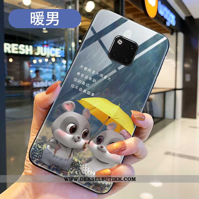 Deksel Huawei Mate 20 Pro Skjermbeskytter Rat Anti-fall Cartoon Svart, Etui Huawei Mate 20 Pro Silik