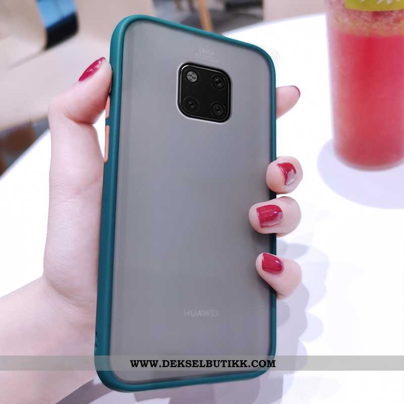 Deksel Huawei Mate 20 Pro Tynne Nubuck Ultra Mobiltelefon Rød, Etui Huawei Mate 20 Pro Myke Butikk