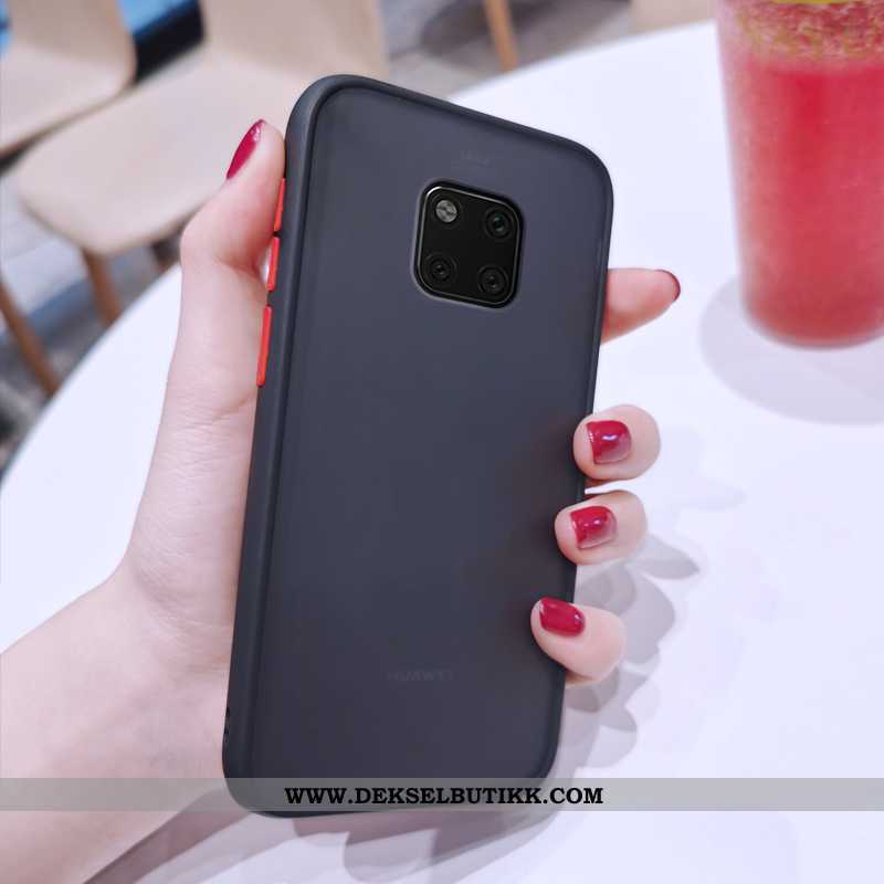 Deksel Huawei Mate 20 Pro Tynne Nubuck Ultra Mobiltelefon Rød, Etui Huawei Mate 20 Pro Myke Butikk