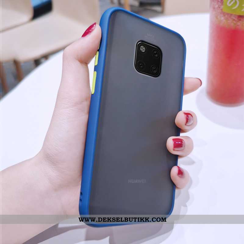 Deksel Huawei Mate 20 Pro Tynne Nubuck Ultra Mobiltelefon Rød, Etui Huawei Mate 20 Pro Myke Butikk