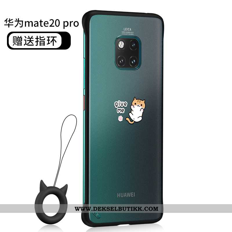 Deksel Huawei Mate 20 Pro Ultra Svart Silikon, Etui Huawei Mate 20 Pro Tynne Rabatt