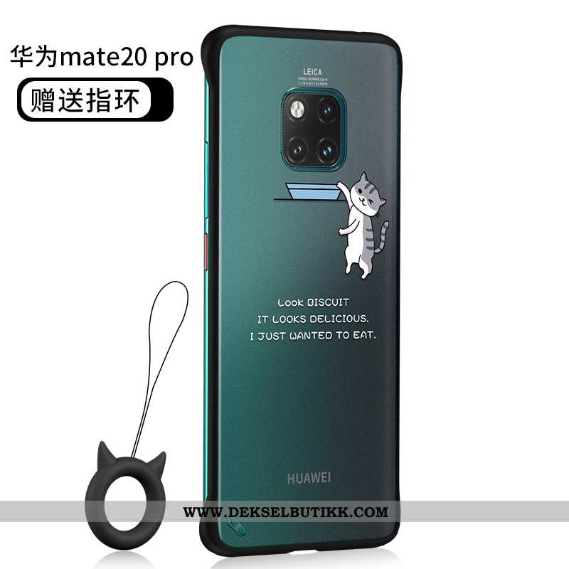 Deksel Huawei Mate 20 Pro Ultra Svart Silikon, Etui Huawei Mate 20 Pro Tynne Rabatt