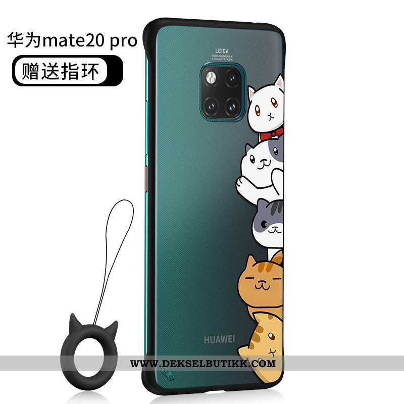 Deksel Huawei Mate 20 Pro Ultra Svart Silikon, Etui Huawei Mate 20 Pro Tynne Rabatt