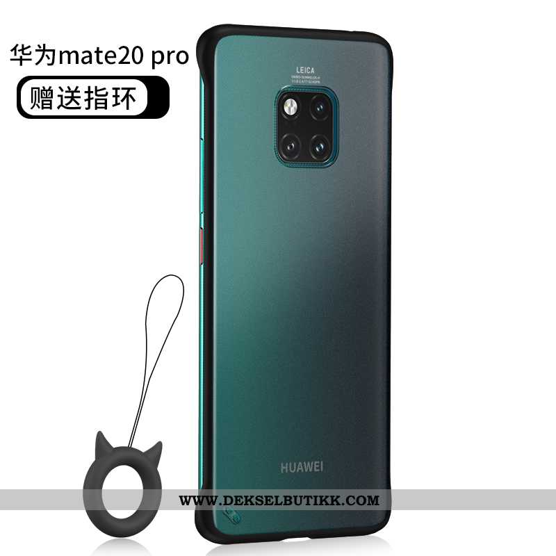 Deksel Huawei Mate 20 Pro Ultra Svart Silikon, Etui Huawei Mate 20 Pro Tynne Rabatt