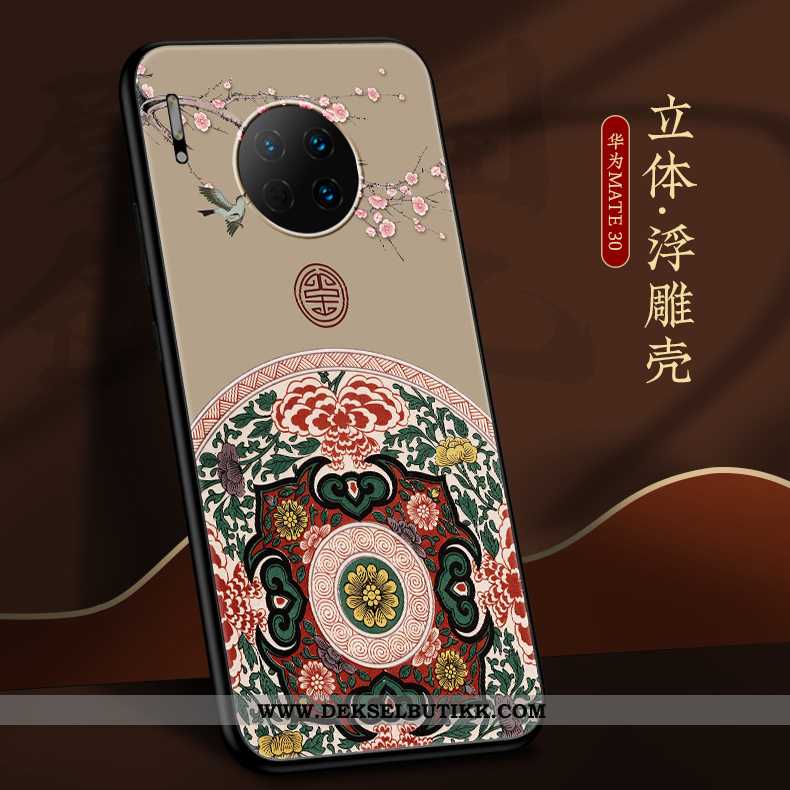 Deksel Huawei Mate 30 Hengende Ornamenter Kreativ Tynne Ultra Blå, Etui Huawei Mate 30 Av Personligh