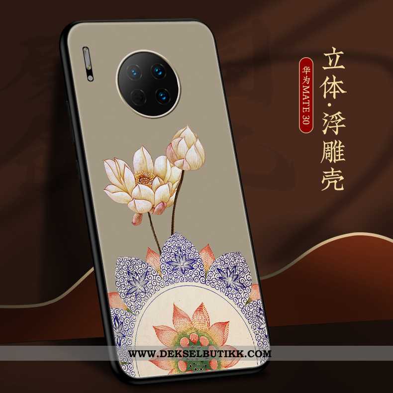 Deksel Huawei Mate 30 Hengende Ornamenter Kreativ Tynne Ultra Blå, Etui Huawei Mate 30 Av Personligh