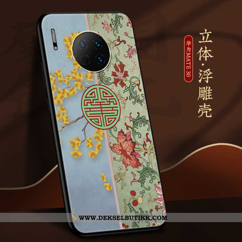 Deksel Huawei Mate 30 Hengende Ornamenter Kreativ Tynne Ultra Blå, Etui Huawei Mate 30 Av Personligh