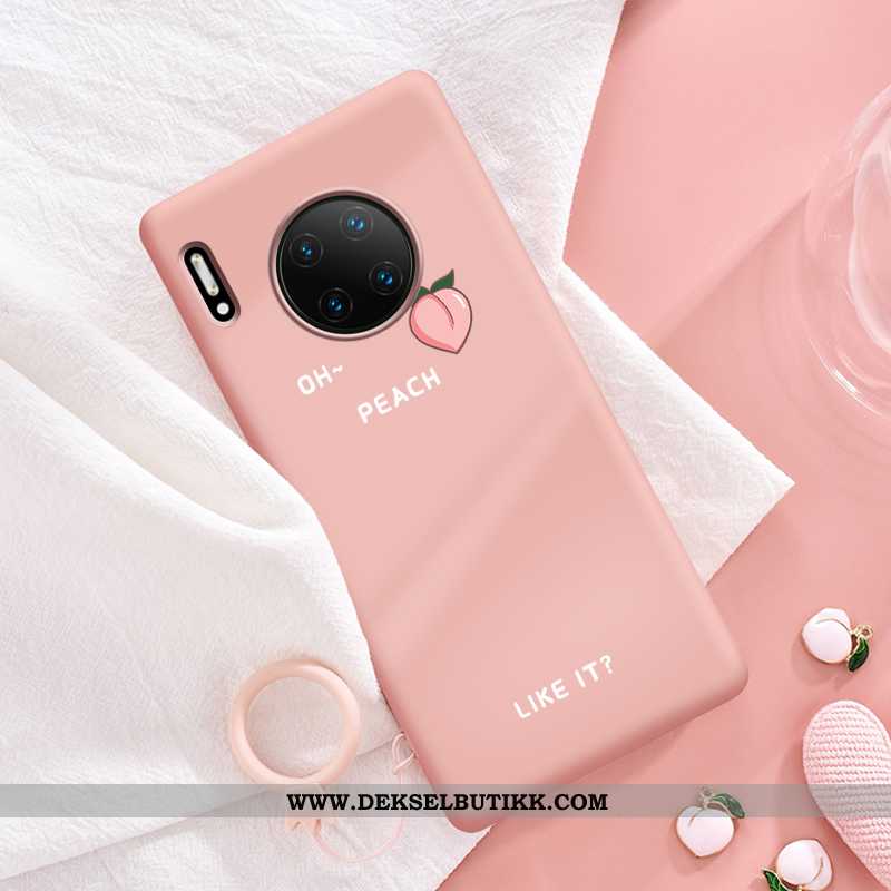 Deksel Huawei Mate 30 Kreativ Av Personlighet Enkel Rosa, Etui Huawei Mate 30 Ultra Billige