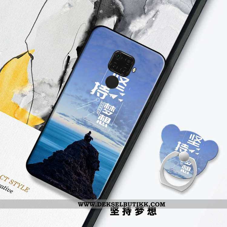 Deksel Huawei Mate 30 Lite Hengende Ornamenter Mote Etui Blå, Huawei Mate 30 Lite Myke Butikk