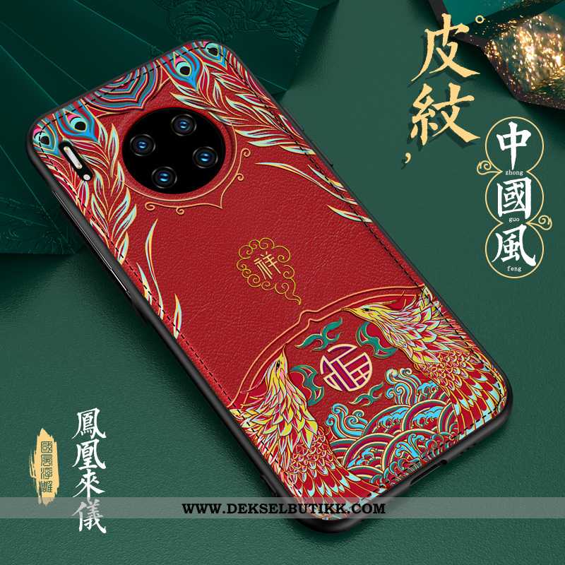 Deksel Huawei Mate 30 Pro Kreativ Net Red Beskyttelse Kinesisk Stil Grønn, Etui Huawei Mate 30 Pro R