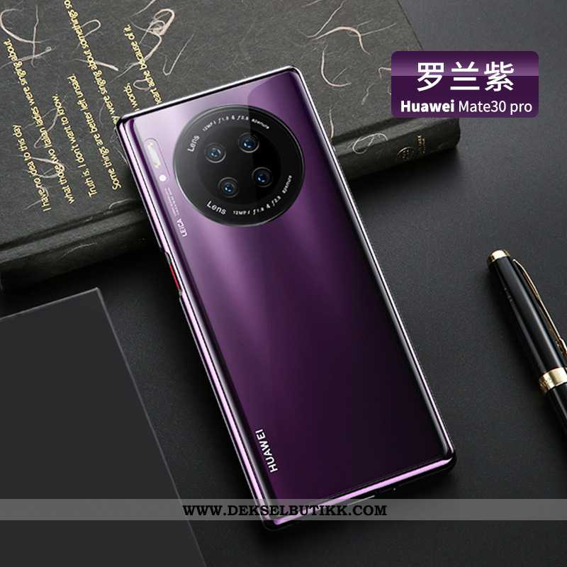 Deksel Huawei Mate 30 Pro Tynne Hard High End Beskyttelse Lilla, Etui Huawei Mate 30 Pro Silikon Sal