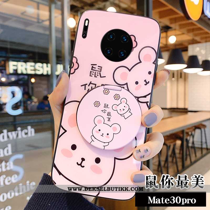 Deksel Huawei Mate 30 Pro Vakker Ungdom Cartoon Støtte Grønn, Etui Huawei Mate 30 Pro Beskyttelse Bi