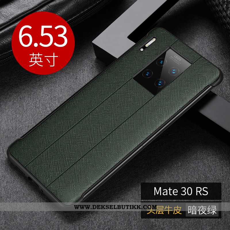 Deksel Huawei Mate 30 Rs Kreativ Anti-fall Beskyttelsedeksel Burgunder, Etui Huawei Mate 30 Rs Skinn