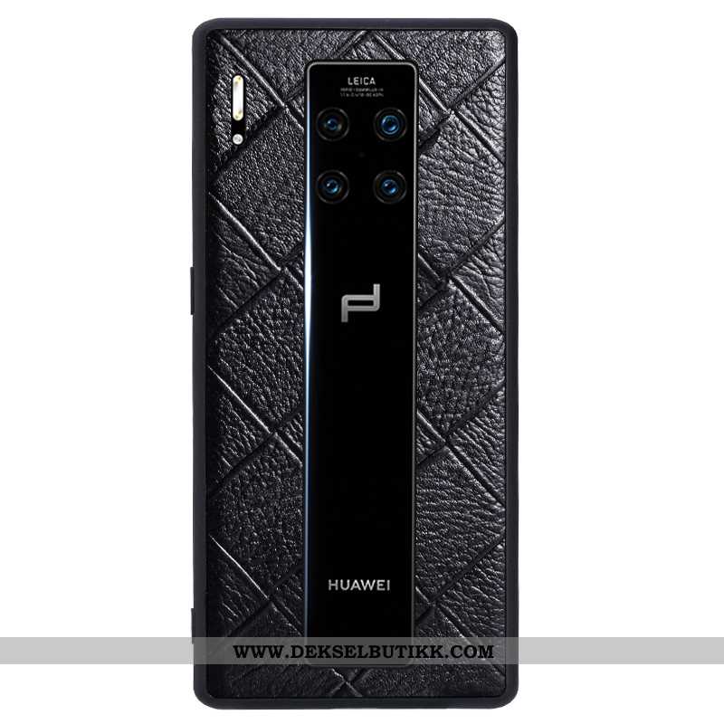 Deksel Huawei Mate 30 Rs Skinndeksel Anti-fall Alt Inkludert Topp Svart, Etui Huawei Mate 30 Rs Luks