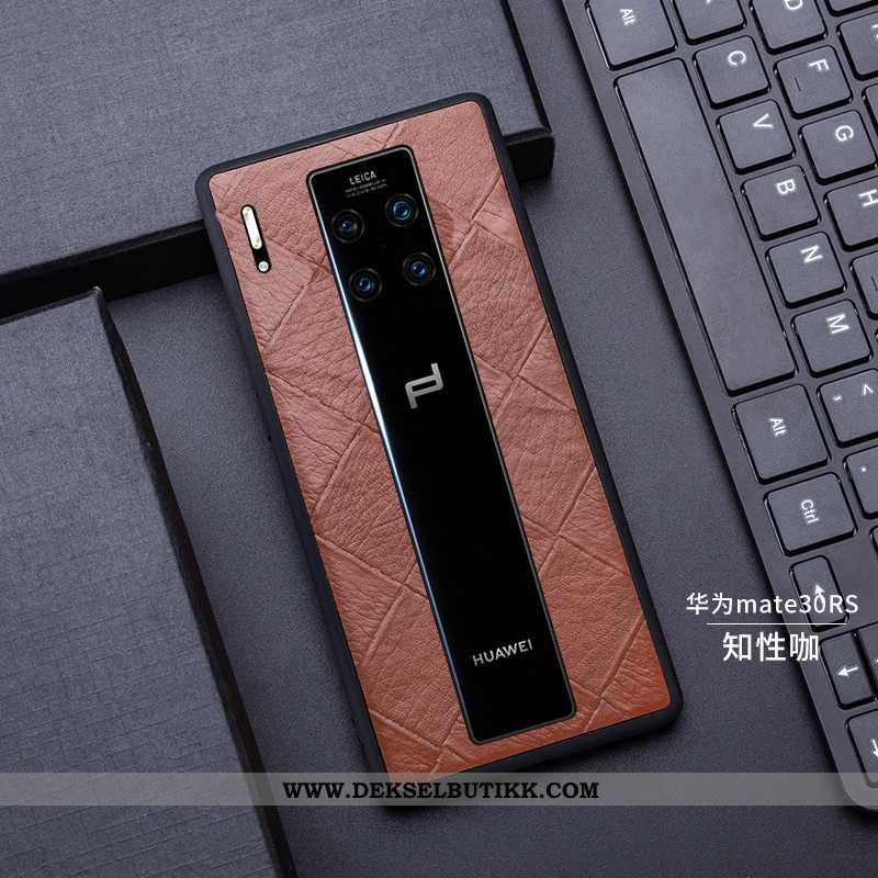 Deksel Huawei Mate 30 Rs Skinndeksel Anti-fall Alt Inkludert Topp Svart, Etui Huawei Mate 30 Rs Luks