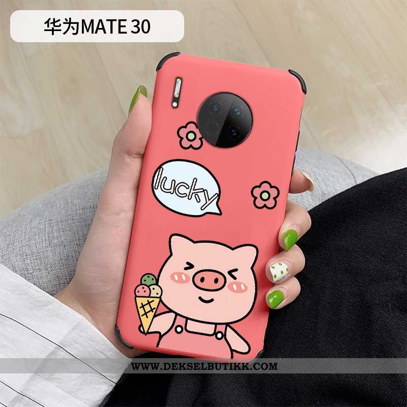 Deksel Huawei Mate 30 Silikon Mobiltelefon Cartoon Etui Blå, Huawei Mate 30 Beskyttelse Tilbud