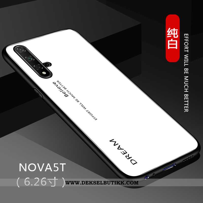 Deksel Huawei Nova 5t Beskyttelse Tilpass Etui Gradient Svart, Huawei Nova 5t Glass Tilbud