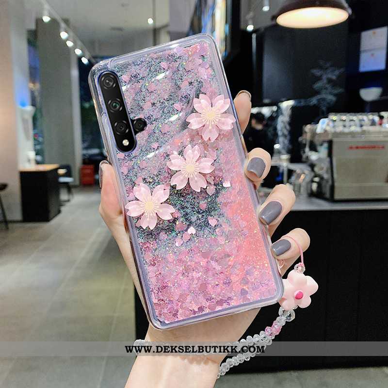 Deksel Huawei Nova 5t Mote Rosa Nye Net Red, Etui Huawei Nova 5t Rabatt