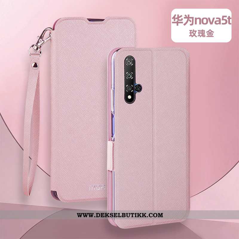 Deksel Huawei Nova 5t Myke Skinndeksel Svart Clamshell, Etui Huawei Nova 5t Silikon Billige