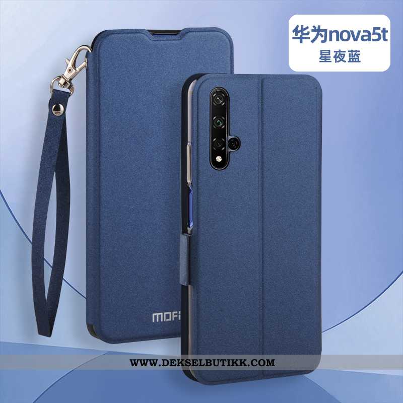 Deksel Huawei Nova 5t Myke Skinndeksel Svart Clamshell, Etui Huawei Nova 5t Silikon Billige