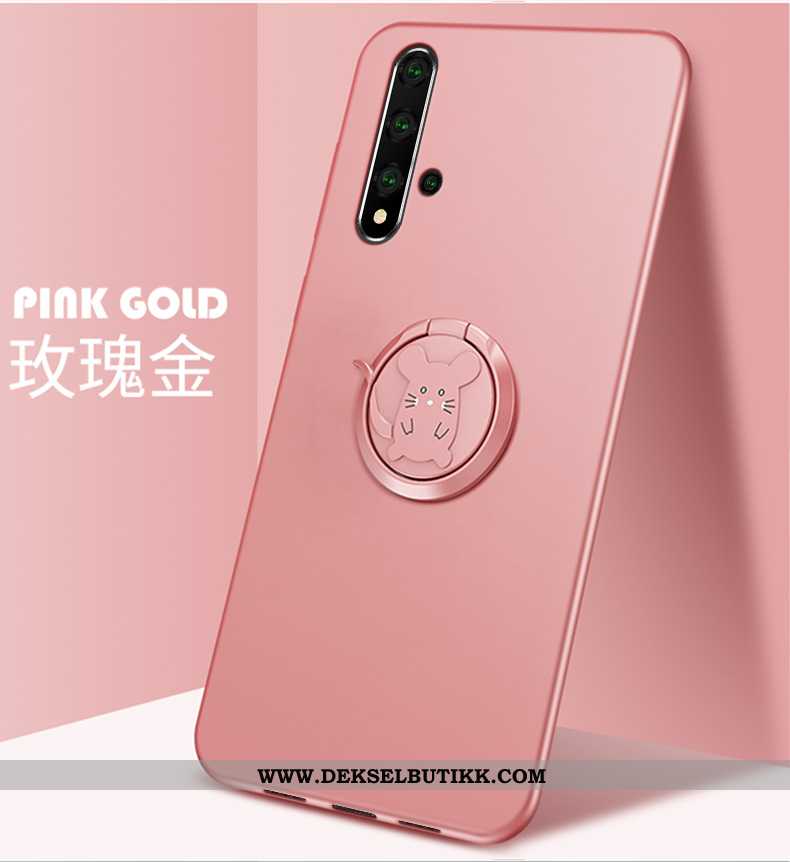 Deksel Huawei Nova 5t Ultra Ungdom Anti-fall Rosa, Etui Huawei Nova 5t Tynne Kjøpe