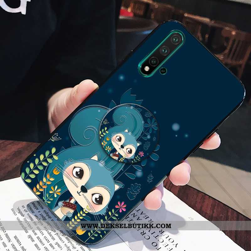 Deksel Huawei Nova 5t Vakker Cartoon Liten Mobiltelefon Grønn, Etui Huawei Nova 5t Trend Kjøpe