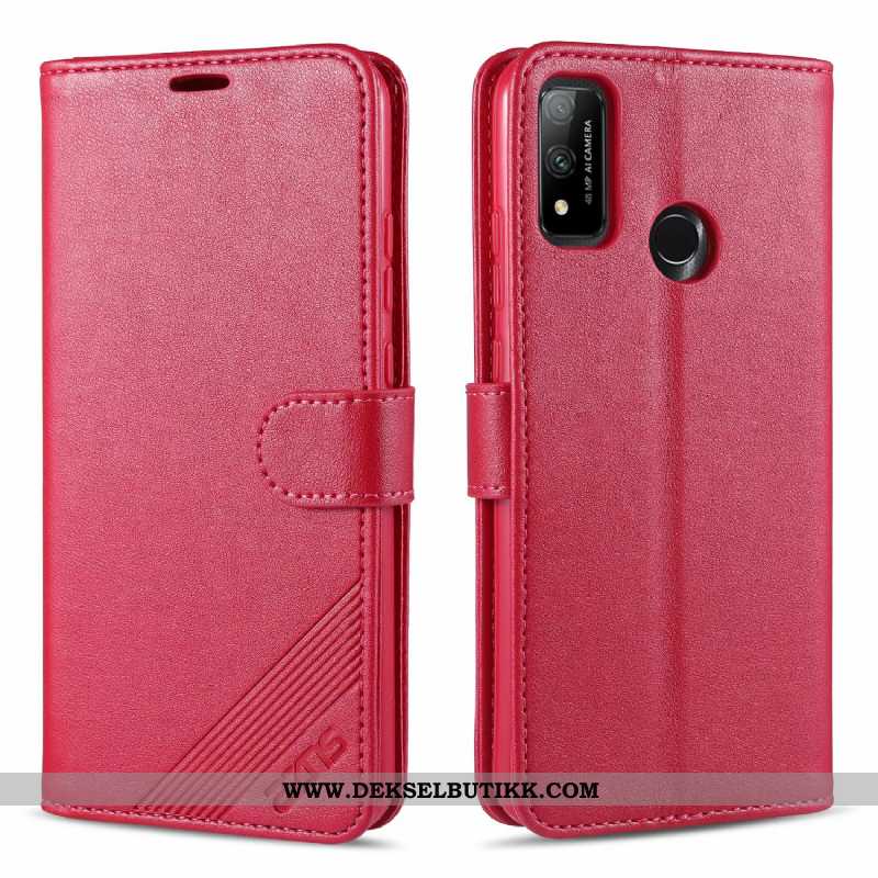 Deksel Huawei P Smart 2020 Myke Etui Folio Rød Rosa, Huawei P Smart 2020 Skinndeksel Kjøpe