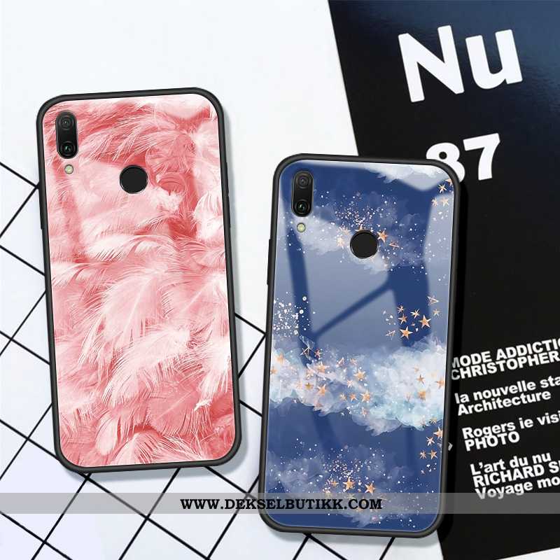 Deksel Huawei P Smart 2020 Myke Glass Net Red Rosa, Etui Huawei P Smart 2020 Silikon Butikk