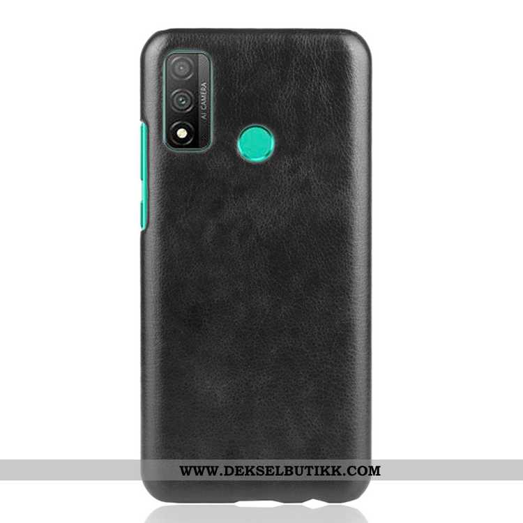 Deksel Huawei P Smart 2020 Skinndeksel Trend Skinn Lær Anti-fall Svart, Etui Huawei P Smart 2020 Nub