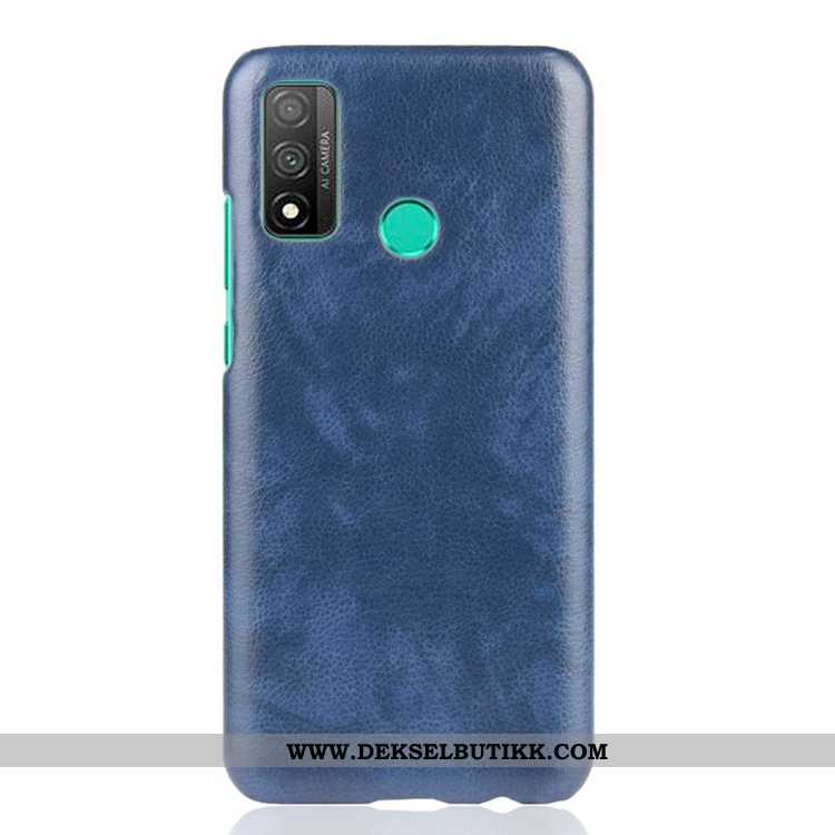 Deksel Huawei P Smart 2020 Skinndeksel Trend Skinn Lær Anti-fall Svart, Etui Huawei P Smart 2020 Nub