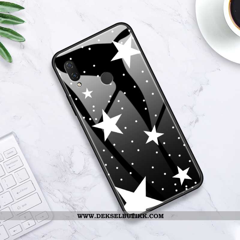 Deksel Huawei P Smart+ Trend Kreativ Lovers Svart, Etui Huawei P Smart+ Ultra Billig