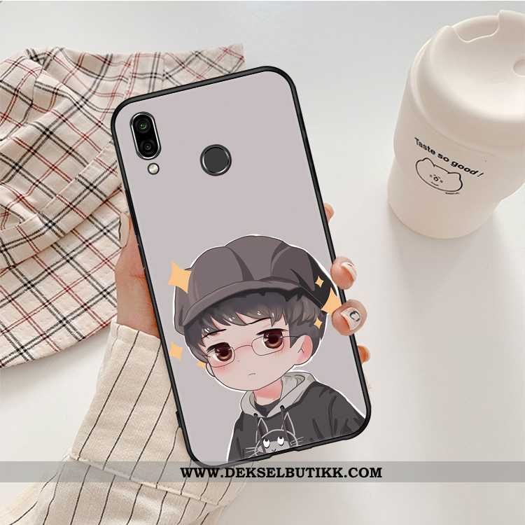 Deksel Huawei P20 Lite Beskyttelse Cartoon Alt Inkludert Svart, Etui Huawei P20 Lite Av Personlighet