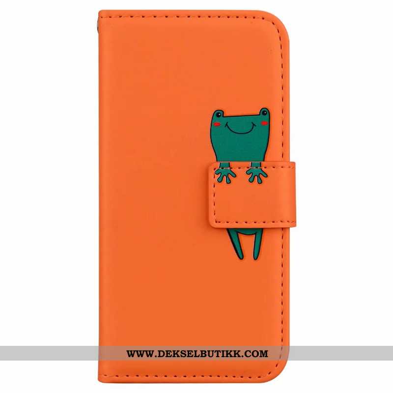 Deksel Huawei P20 Lite Beskyttelse Etui Folio Cartoon Oransje, Huawei P20 Lite Skinndeksel På Nett